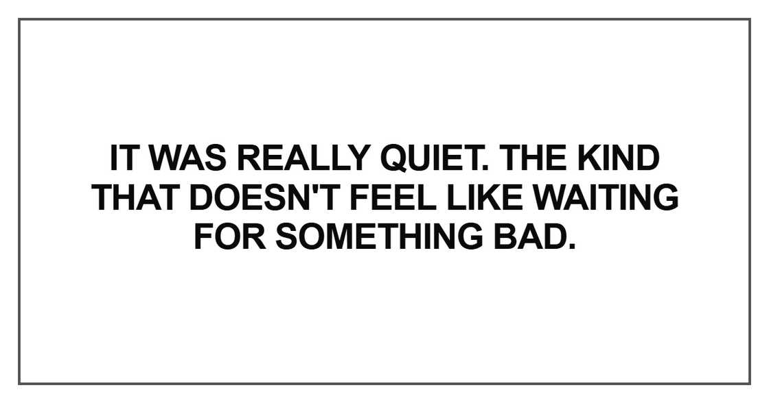 The kind that doesn't feel like waiting The kind that doesn't feel like waiting