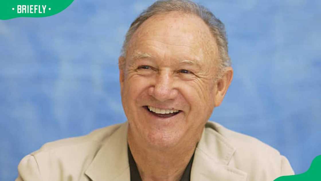 Gene Hackman during "Runaway Jury" Press Conference