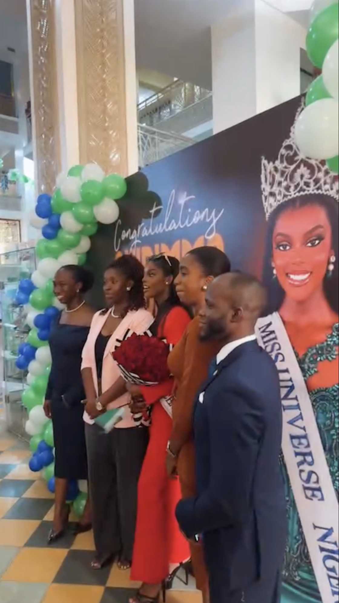 Nigeria welcomed Chidimma Adetshina home Nigeria welcomed Chidimma Adetshina home