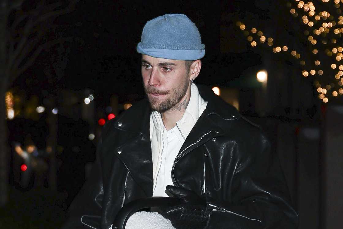 Justin Bieber is seen on The Upper East Side in New York City