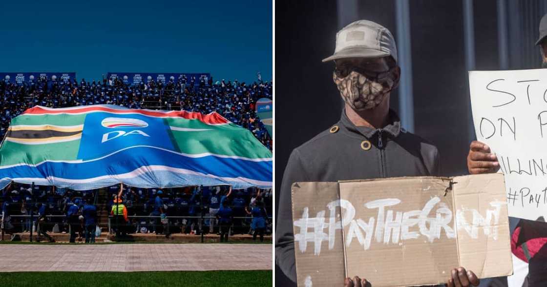 The DA has promised to continue paying social grants if it is elected the 2024 election The DA has promised to continue paying social grants if it is elected the 2024 election