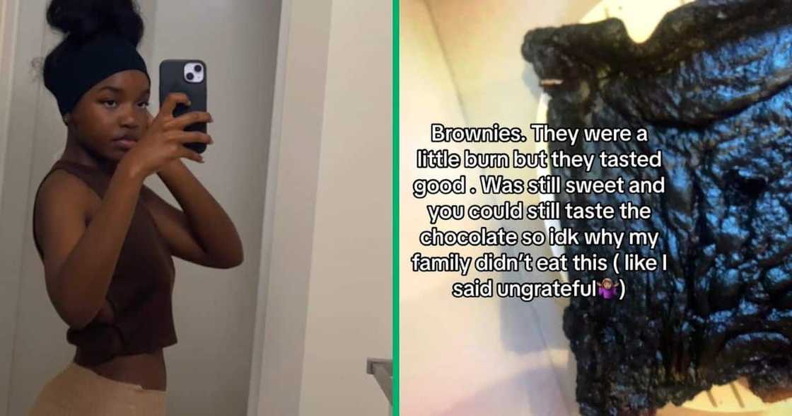 A woman cooked strange food and her family didn't eat it A woman cooked strange food and her family didn't eat it