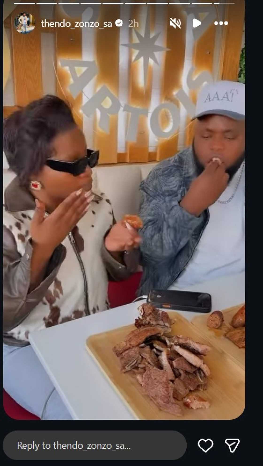 Thendo Zonzo throws shade at Hazel Kotu Thendo Zonzo throws shade at Hazel Kotu