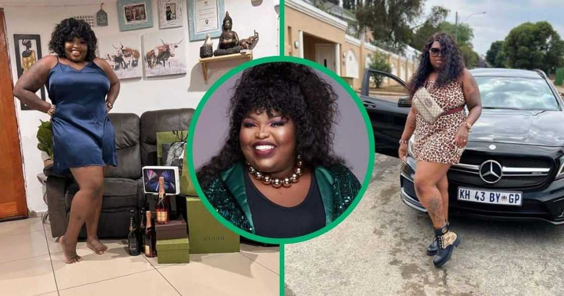 Gogo Maweni celebrates birthday with a Gucci-themed party Gogo Maweni celebrates birthday with a Gucci-themed party