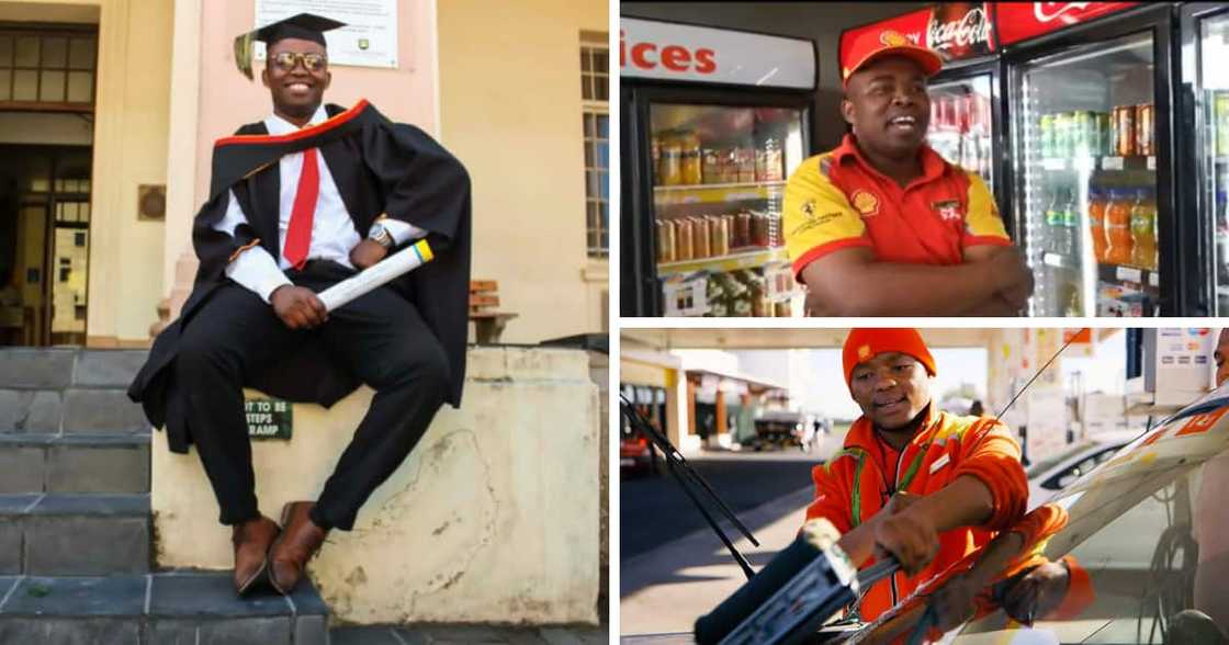 Siphesihle Nqoro: Viral Petrol Attendant Who Graduated With LLB Degree Lands Dream Job in Law Siphesihle Nqoro: Viral Petrol Attendant Who Graduated With LLB Degree Lands Dream Job in Law