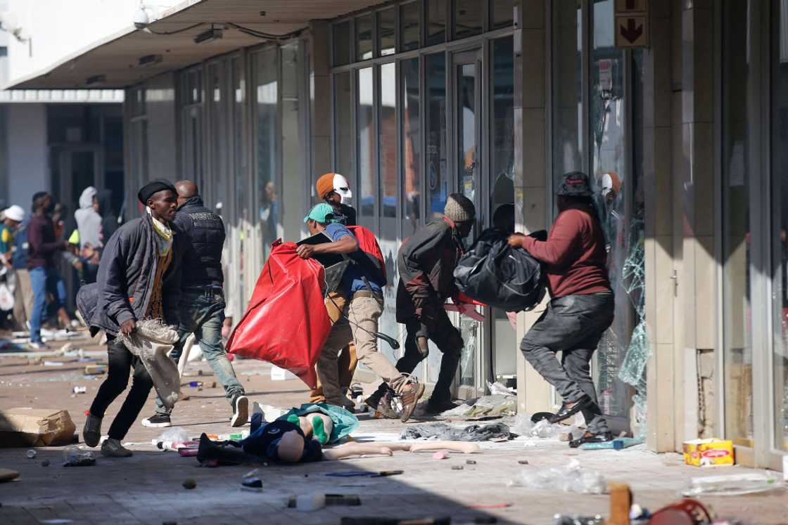 Looting is a crime in South Africa