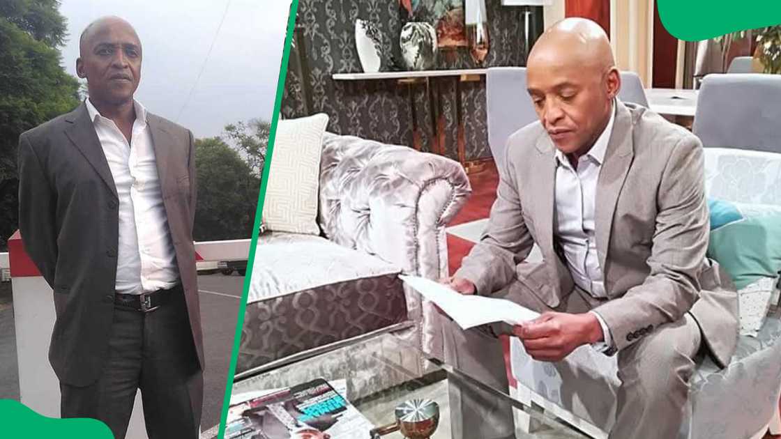 Dumisani Dlamini in suits