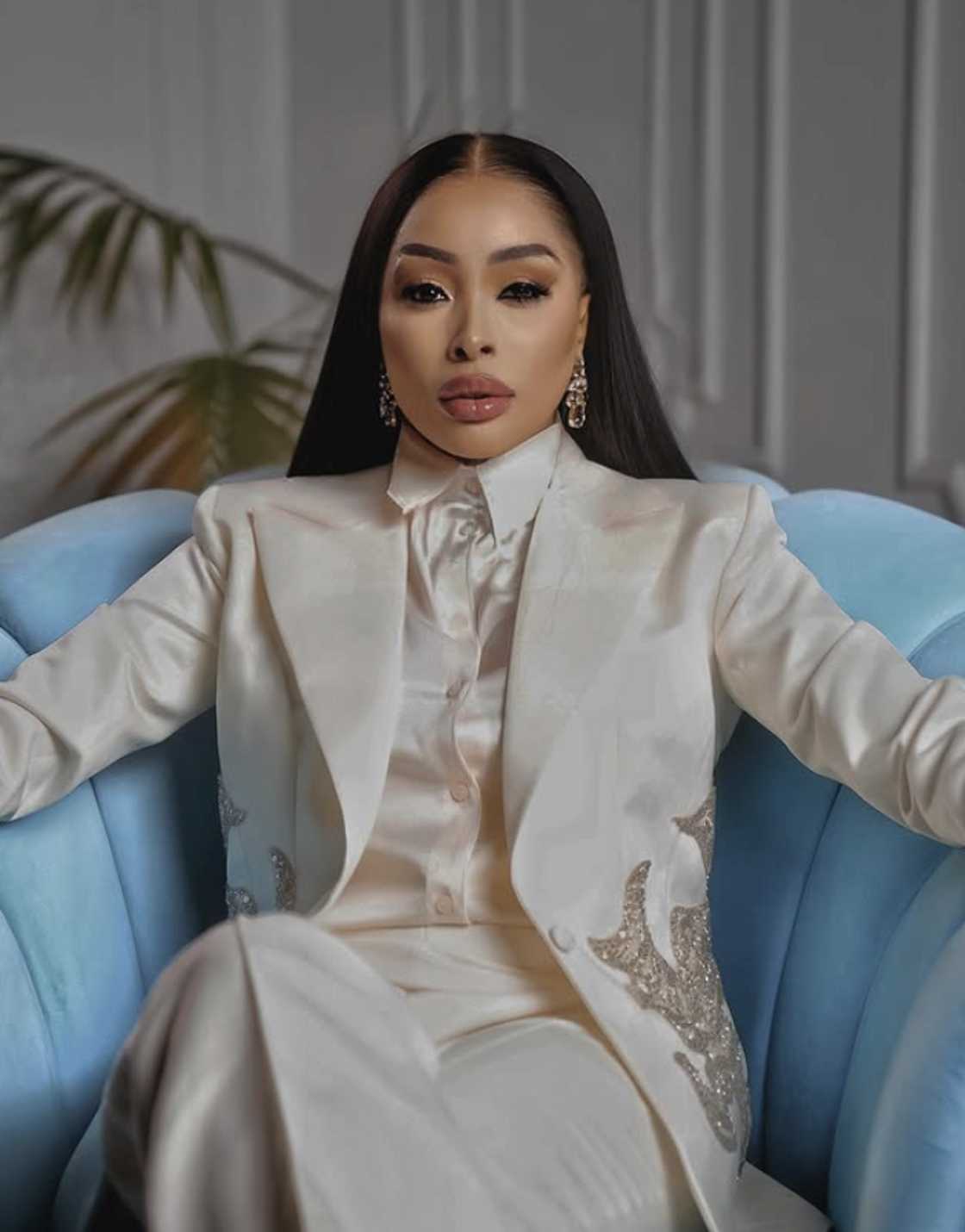 Khanyi Mbau received praise from her supporters