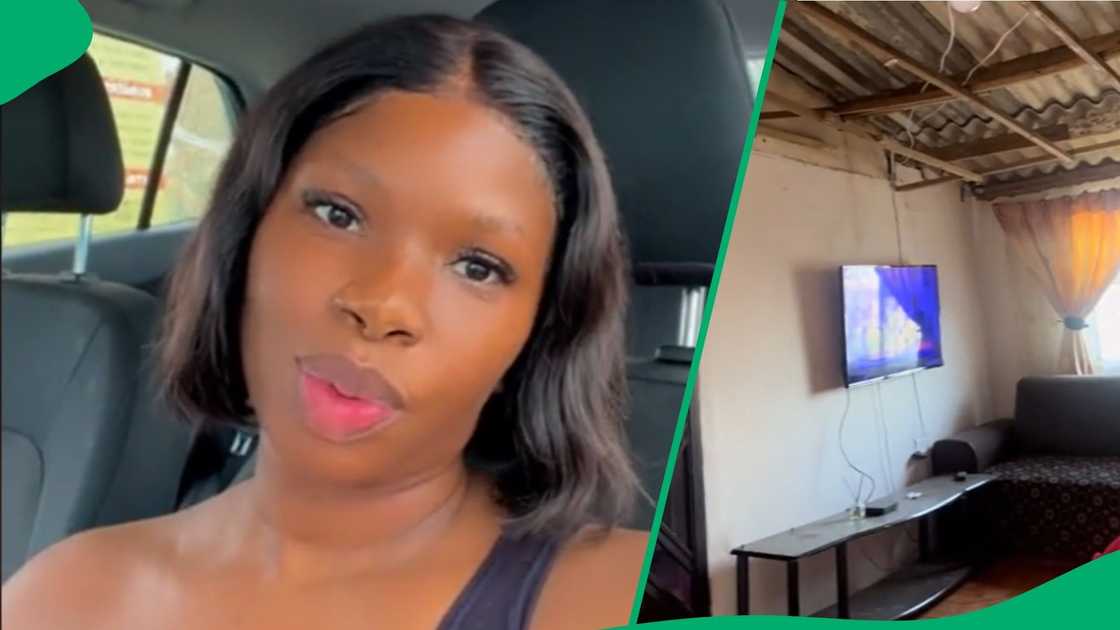 A TikTok user flexed her new home and received praise for her hard work