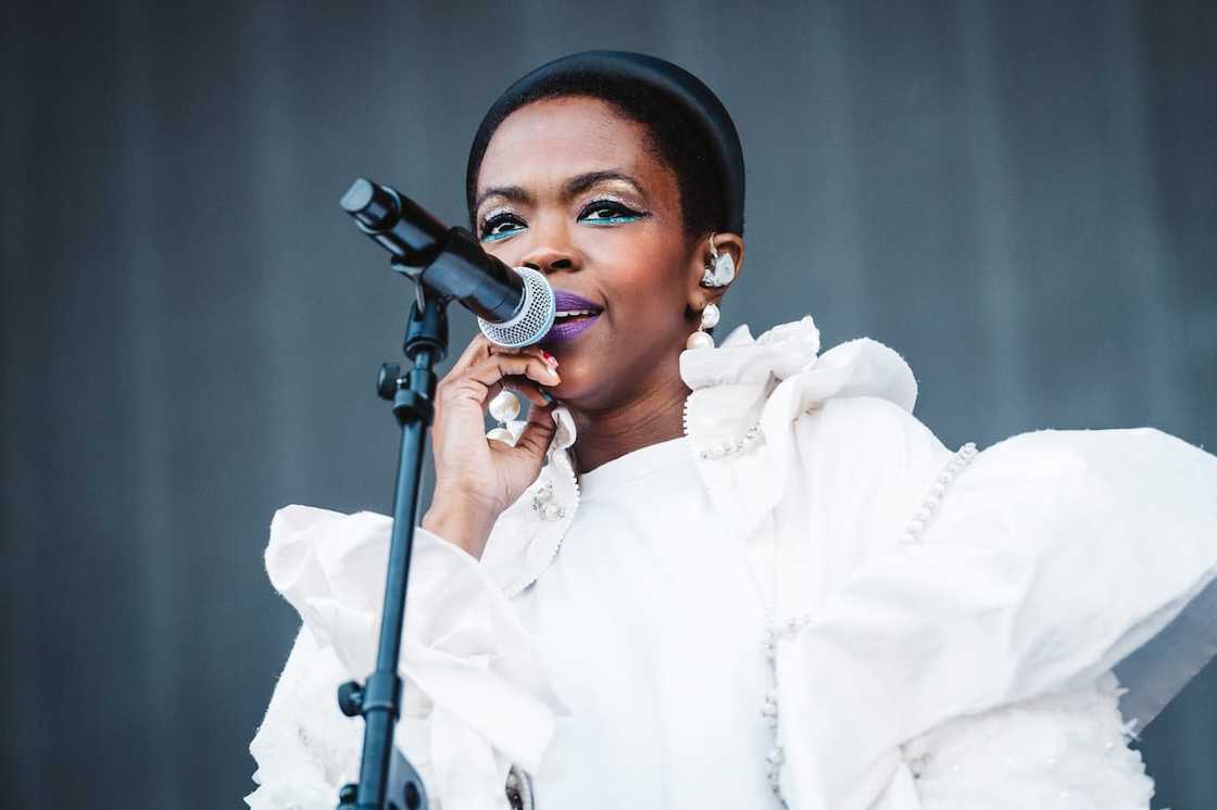 Lauryn Hill performs onstage