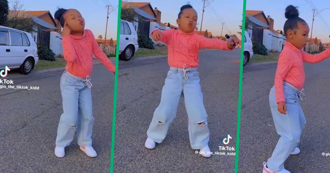 A talented little girl showcases her dance prowess as she participates in the Umnike challenge. A talented little girl showcases her dance prowess as she participates in the Umnike challenge.