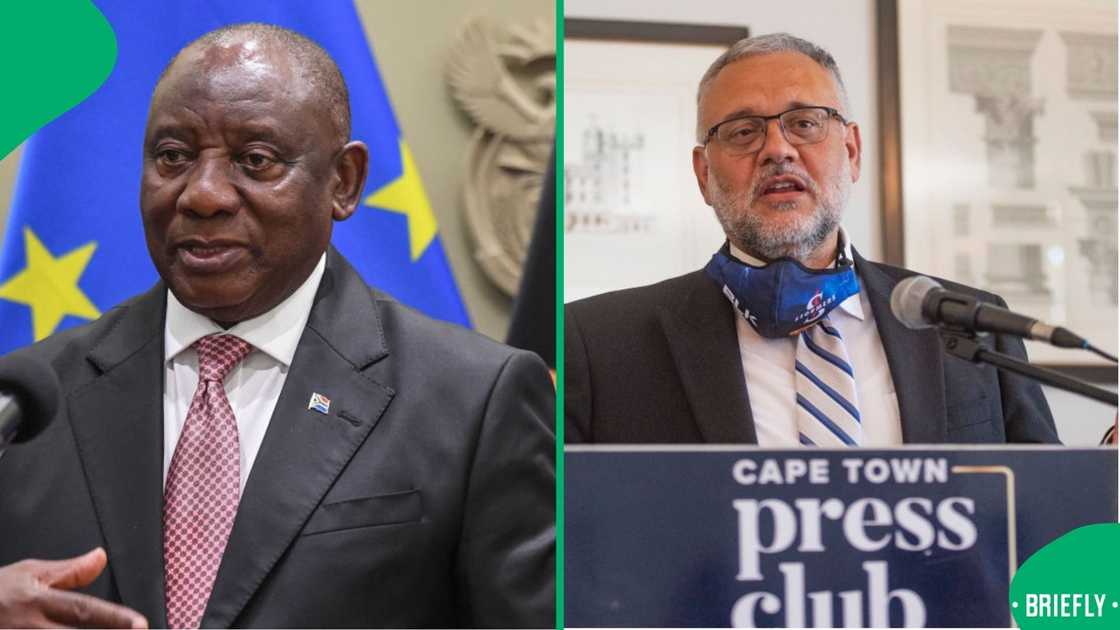 Cyril Ramaphosa was slammed for his internatinal policy stance after Ebrahim Rasool was expelled from Washington