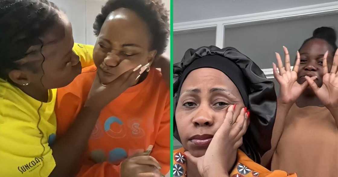 Hilarious mother-daughter duo Hilarious mother-daughter duo