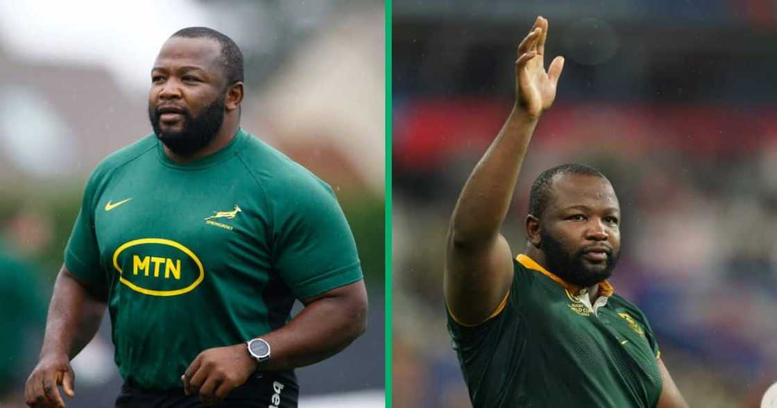 Springboks plaer Ox Nche was awarded the highest accolade in Thaba Nchu, his hometown