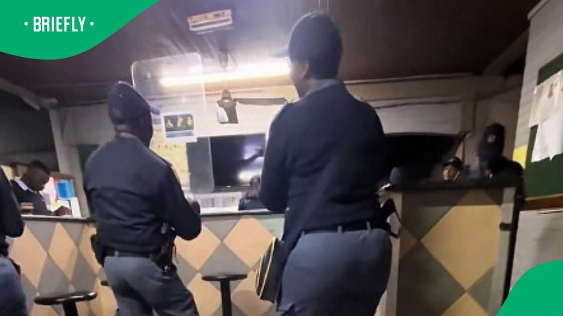 SAPS in hot water for singing at police station