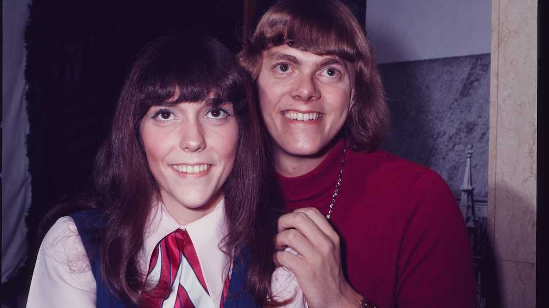 Richard with his sister Karen in 1972 Richard with his sister Karen in 1972