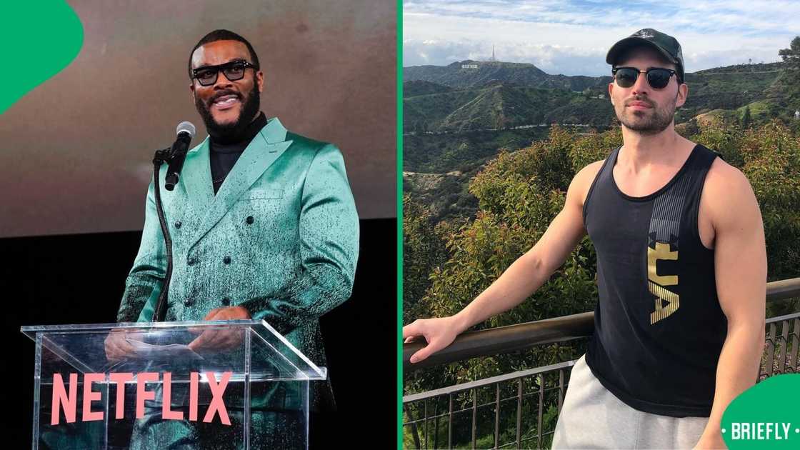 Tyler Perry and Derek Dixon Tyler Perry and Derek Dixon