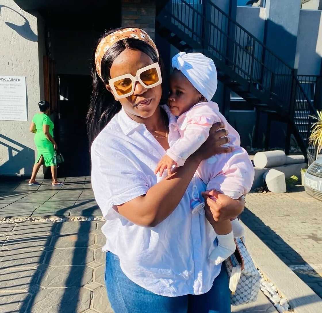 A mother allowed her baby to deal with a spam caller, leaving South Africans amused.