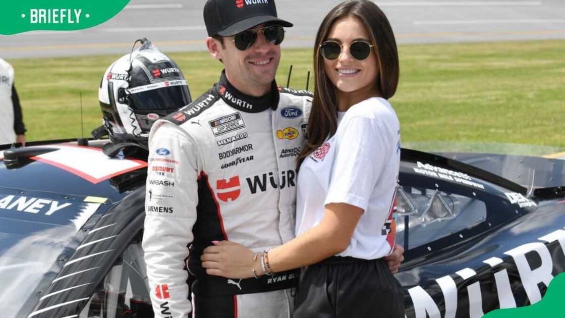 Ryan Blaney during the 2022 NASCAR Cup Series Geico 500 at Talladega Superspeedway