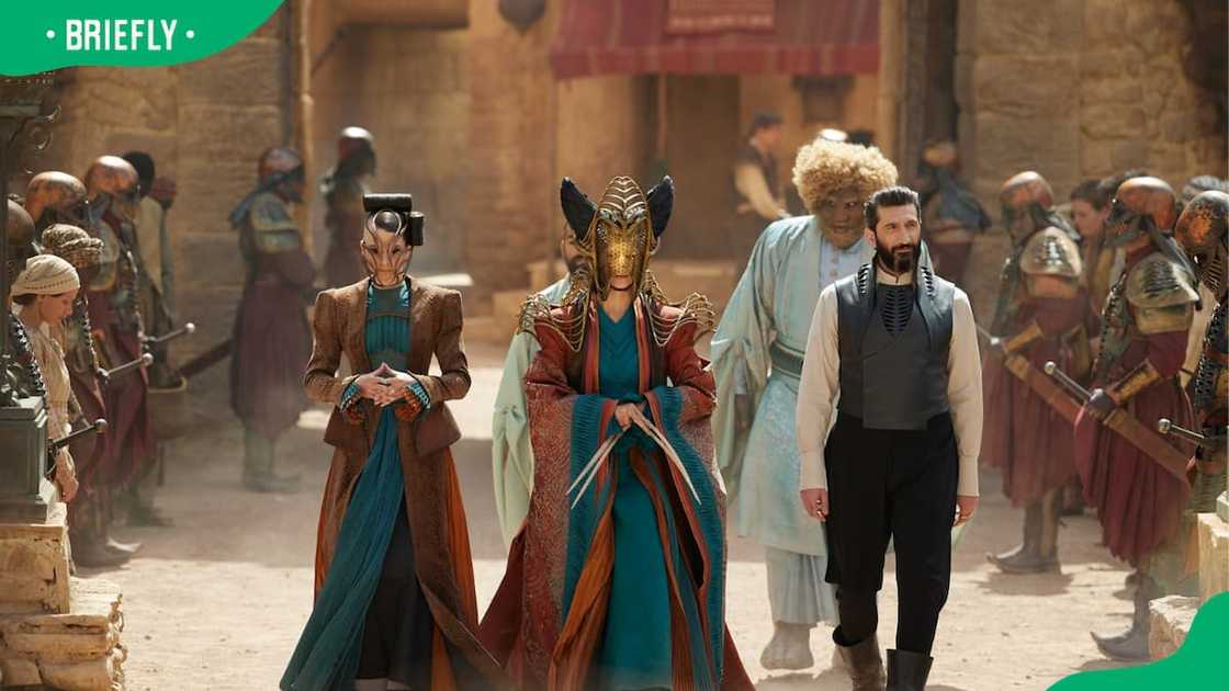 A picture from the scene of The Wheel of Time series. A picture from the scene of The Wheel of Time series.