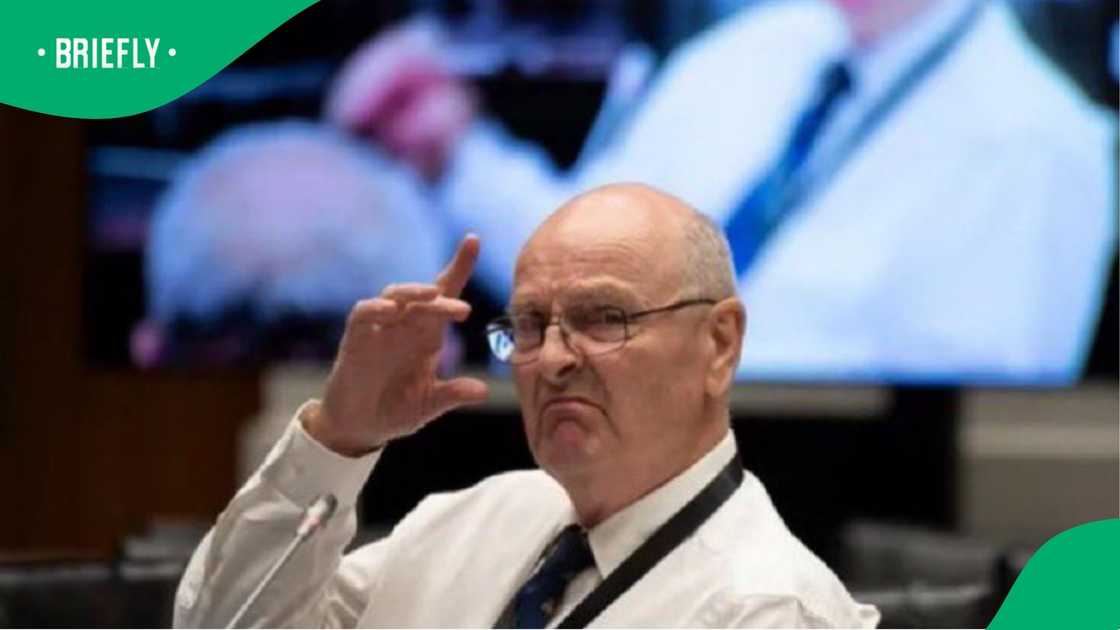 Forensic investigator Paul O’Sullivan walked out of Parliament during proceedings