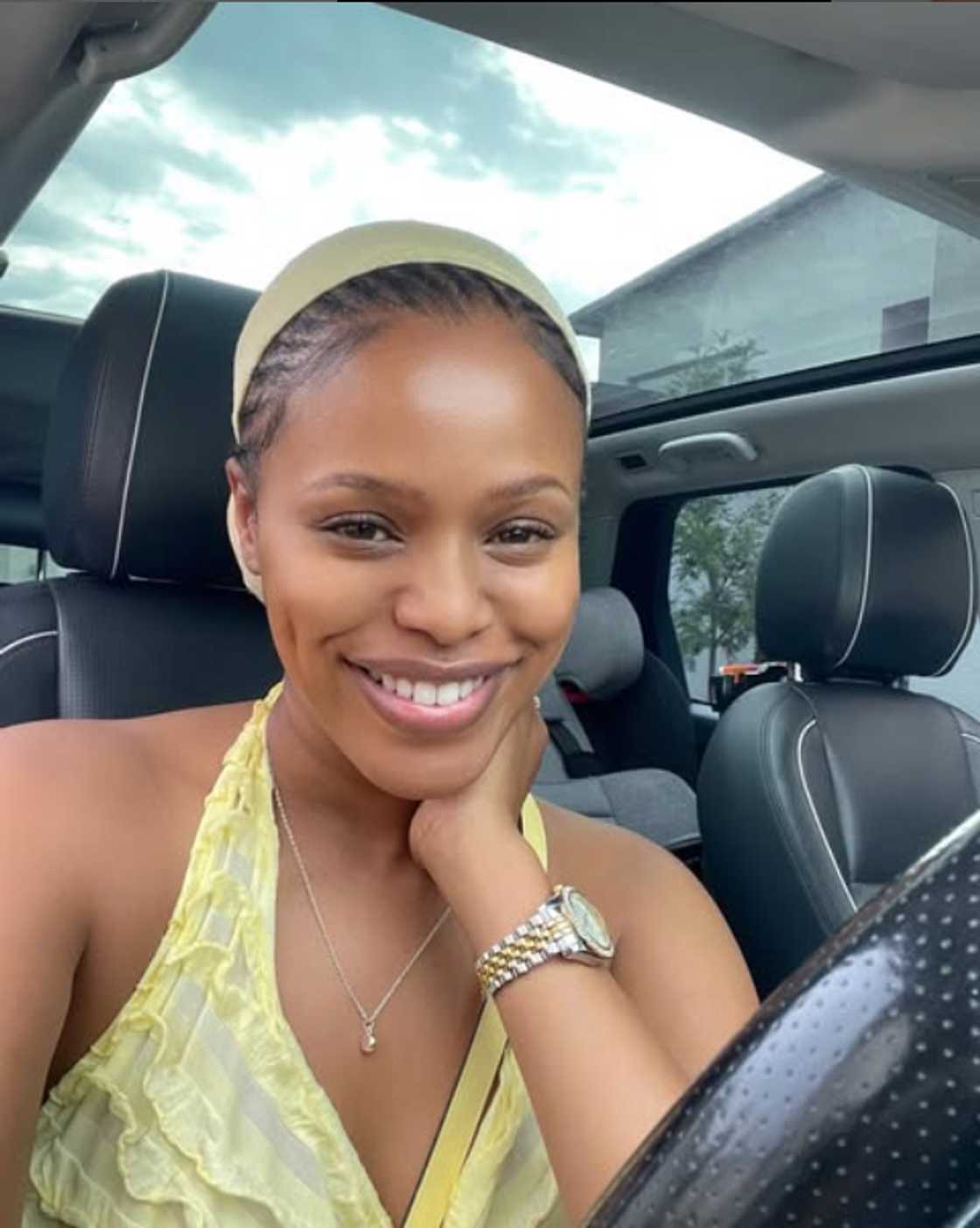 Natasha Thahane shared a video of her son