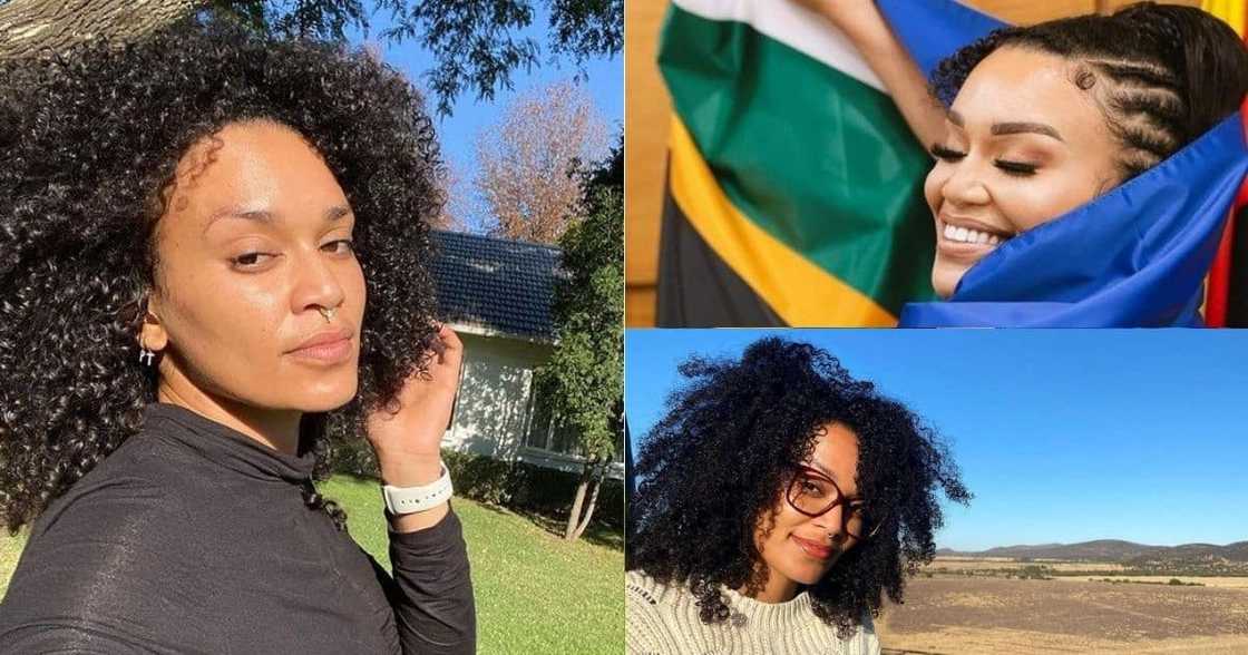 Pearl Thusi, face beat goals, in Ghana Pearl Thusi, face beat goals, in Ghana