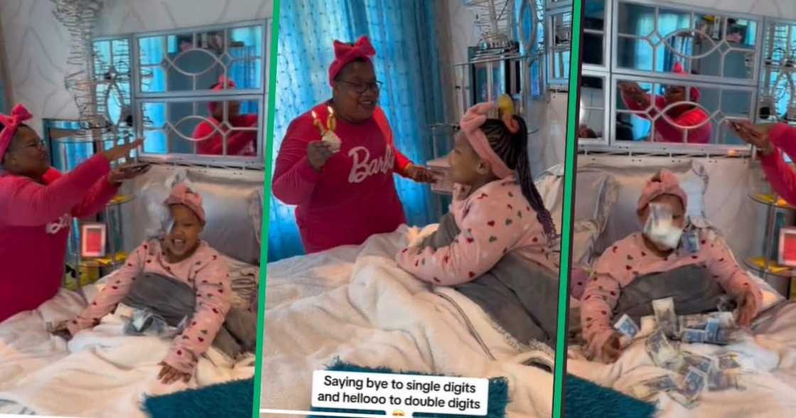 Birthday celebration, R100 notes, TikTok video Birthday celebration, R100 notes, TikTok video