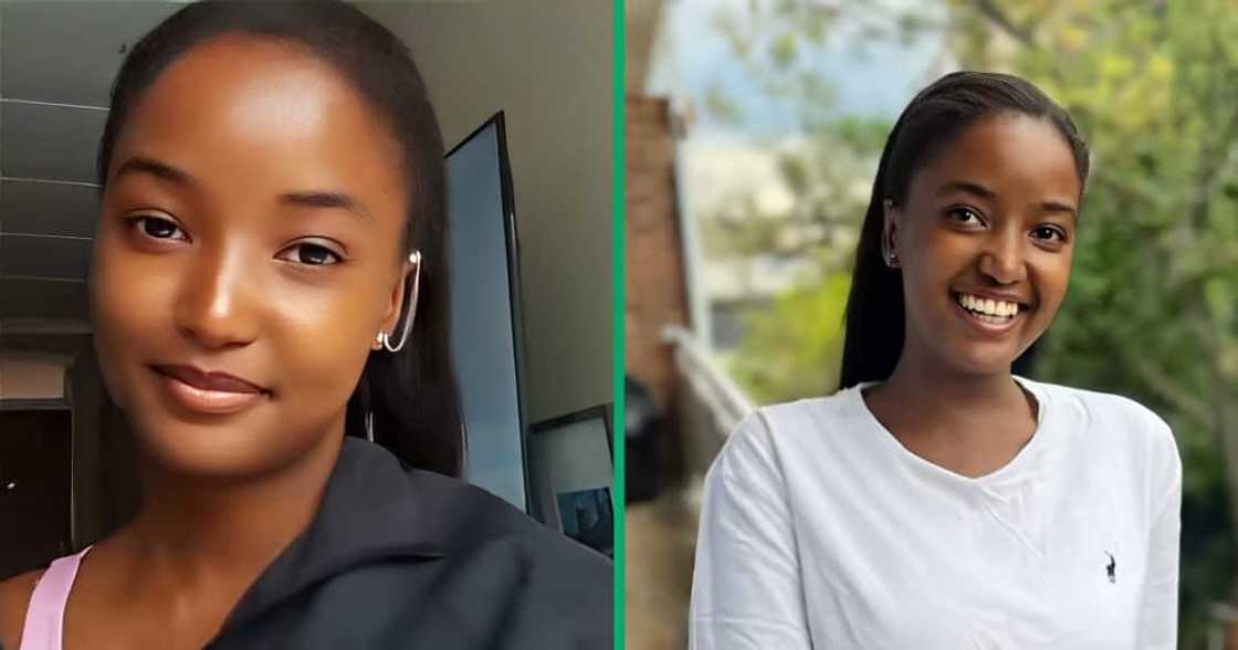 A TikTok video shows a dad locking his daughter in their home. A TikTok video shows a dad locking his daughter in their home.