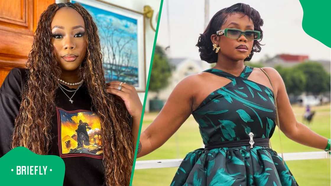 Bontle Modiselle attended a concert after welcoming her second baby. Bontle Modiselle attended a concert after welcoming her second baby.