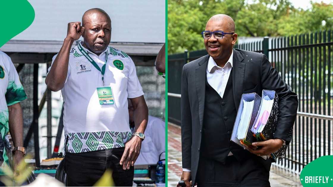Dr John Hlope and Advocate Dali Mpofu Dr John Hlope and Advocate Dali Mpofu