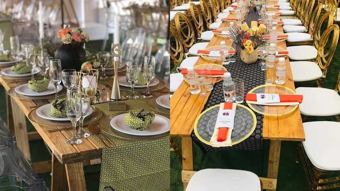 Modern Zulu traditional wedding decor