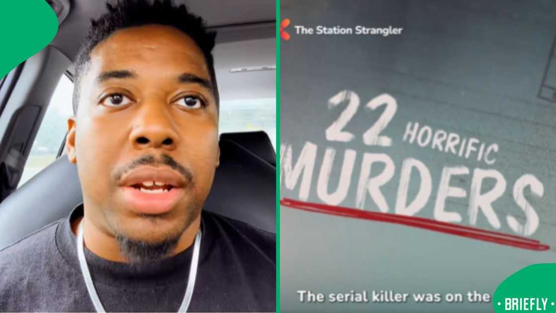 A still capturing the emotional reaction of the viewer while discussing the disturbing story on Showmax A still capturing the emotional reaction of the viewer while discussing the disturbing story on Showmax