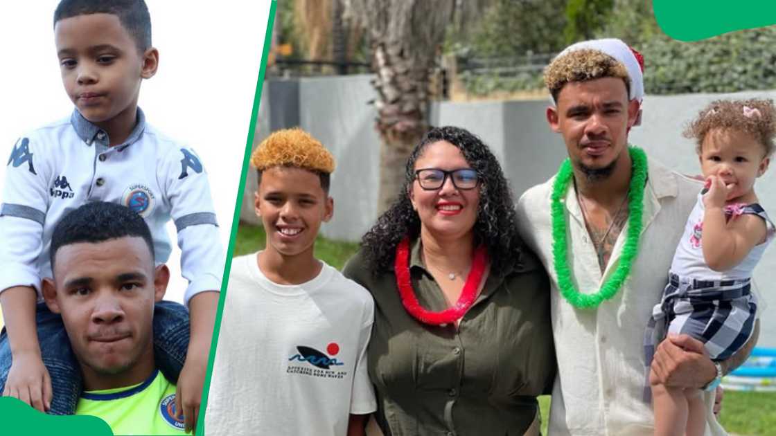 Ronwen Williams with entire family Ronwen Williams with entire family