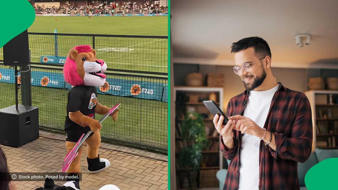 The Varsity Cup mascot stole the show for South Africans who found the crowds reaction boring. The Varsity Cup mascot stole the show for South Africans who found the crowds reaction boring.