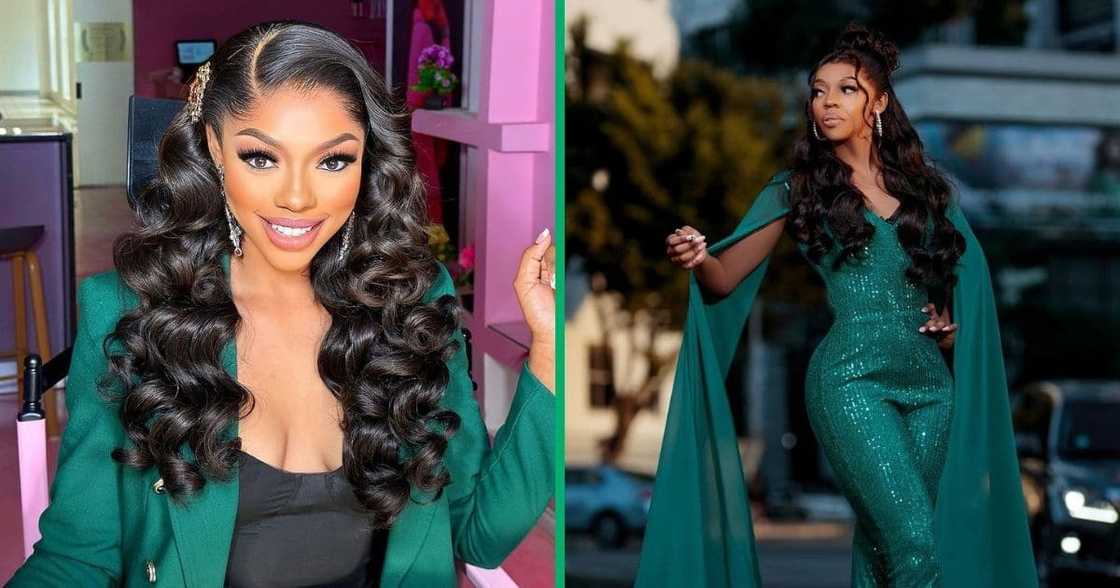 Khosi Twala showed off her stunning figure Khosi Twala showed off her stunning figure