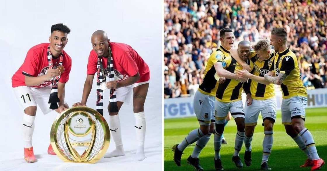 Bafana Bafana midfielder Thulani Serero has clinched the league title Al Jazira on Tuesday. Image: @thulaniserero/Instagram Bafana Bafana midfielder Thulani Serero has clinched the league title Al Jazira on Tuesday. Image: @thulaniserero/Instagram