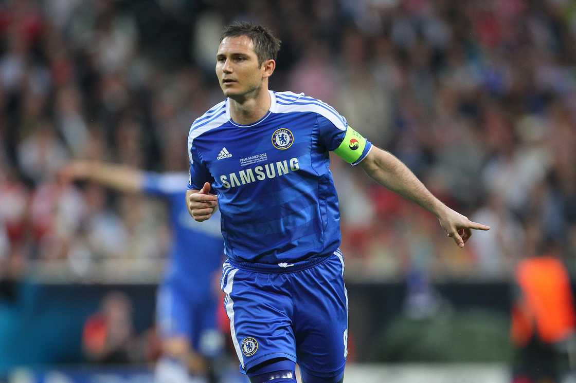 Frank Lampard during the UEFA Champions League Final, 2011/12 season Frank Lampard during the UEFA Champions League Final, 2011/12 season