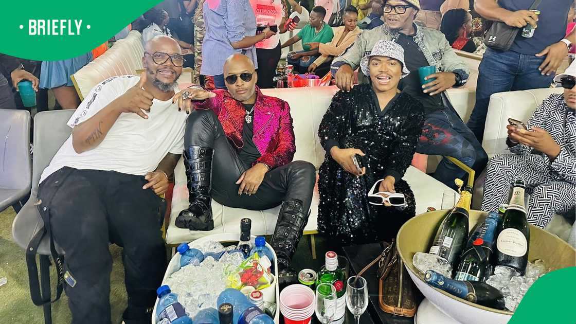 The TT Twins, Vusi Nova and Somizi The TT Twins, Vusi Nova and Somizi