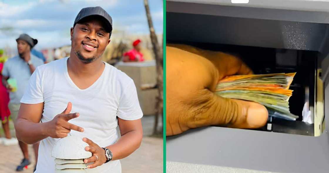 This generous man decided to bless his girlfriend by paying her hefty university registration fee in full This generous man decided to bless his girlfriend by paying her hefty university registration fee in full