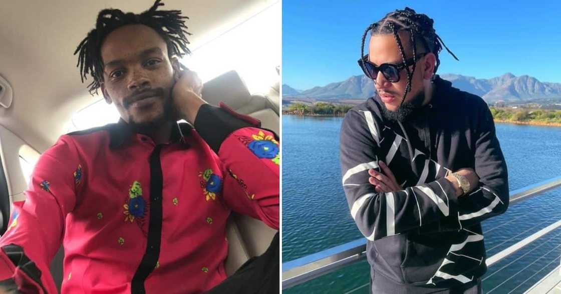 Nota Baloyi and late rapper AKA Nota Baloyi and late rapper AKA