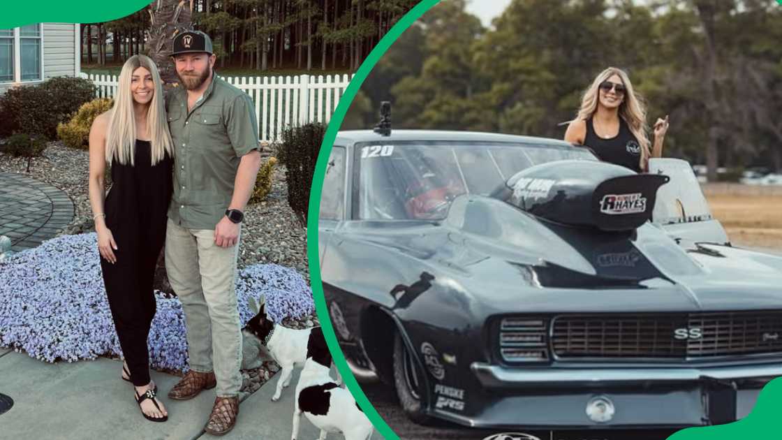 Lizzy Musi pictured with Jeffrey Earnhardt Lizzy Musi pictured with Jeffrey Earnhardt