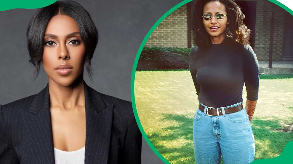 Yodit Tewolde and her mother