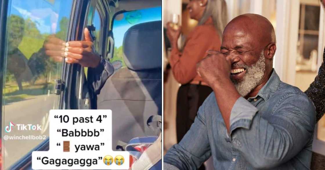 Viral TikTok of passenger holding onto taxi door