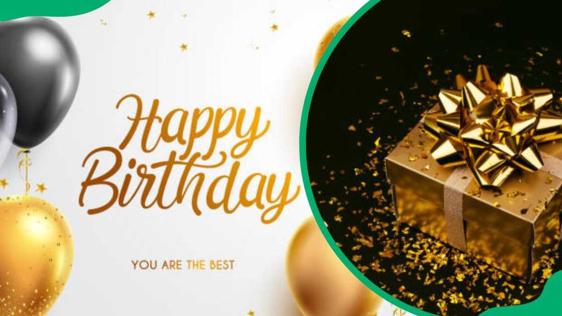 Happy birthday in colorful foiled balloon Happy birthday in colorful foiled balloon