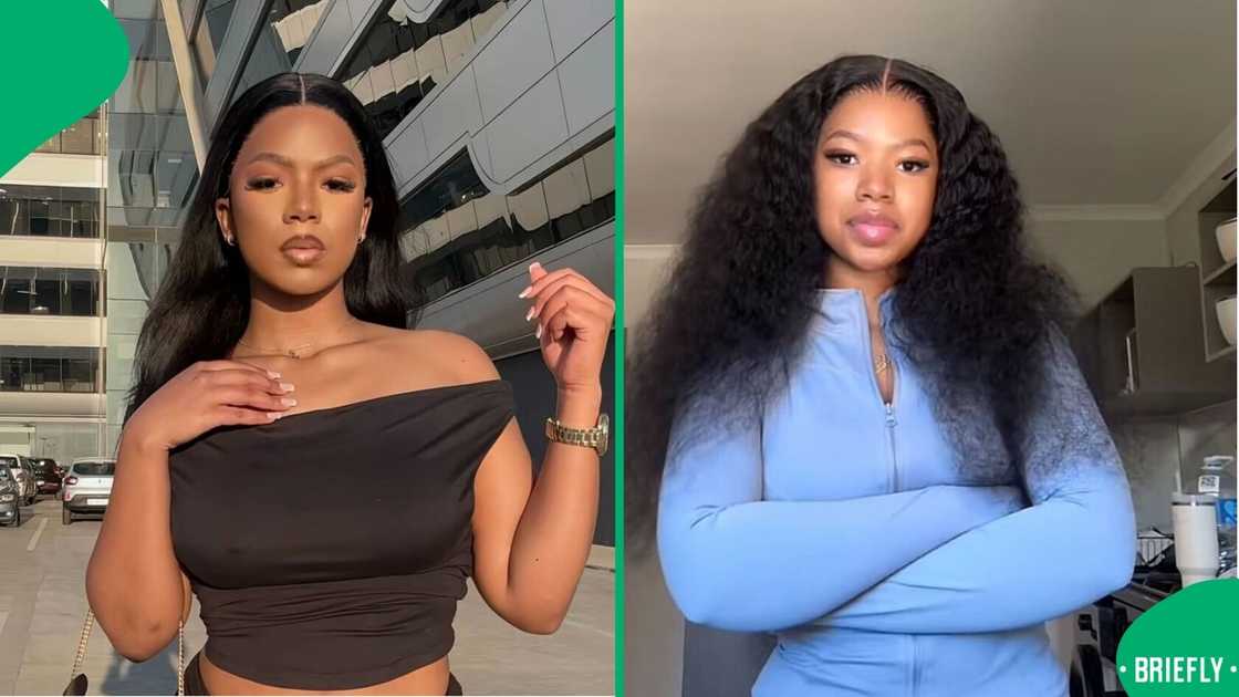 A woman in South Africa showed the expensive gift she received from her partner. A woman in South Africa showed the expensive gift she received from her partner.