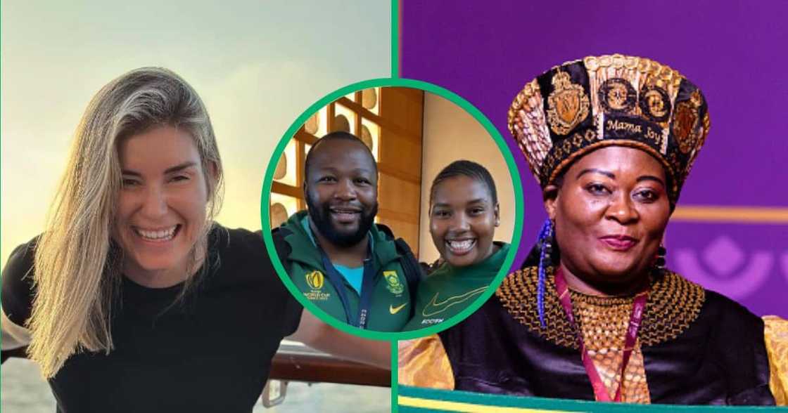 Rachel Kolisi, Mama Joy, Ox and La Conco Rachel Kolisi, Mama Joy, Ox and La Conco