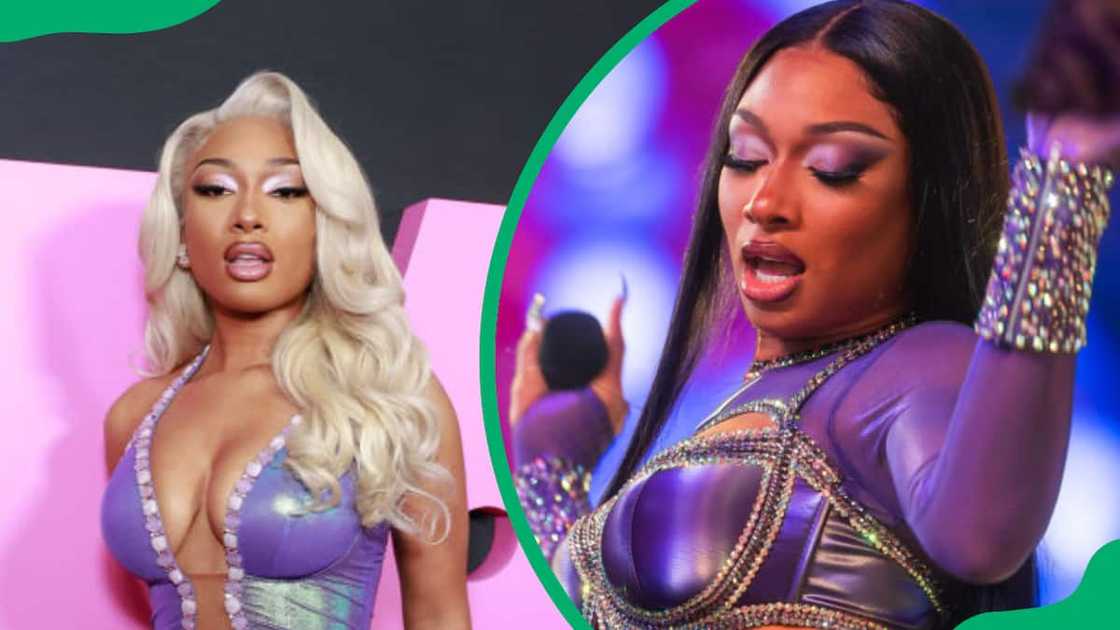 Megan Thee Stallion at the global premiere of Mean Girls Megan Thee Stallion at the global premiere of Mean Girls