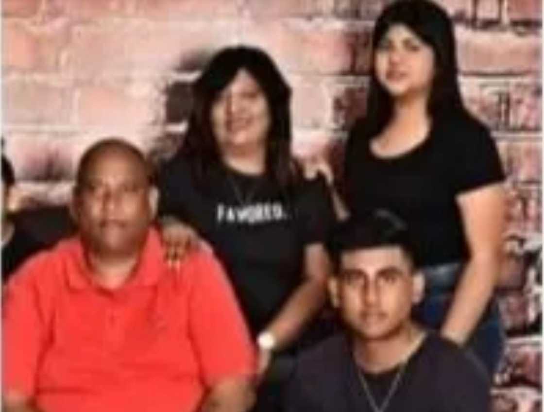 The Monswamy family: Allen, Sandy, Kraidon, and Shamaria The Monswamy family: Allen, Sandy, Kraidon, and Shamaria