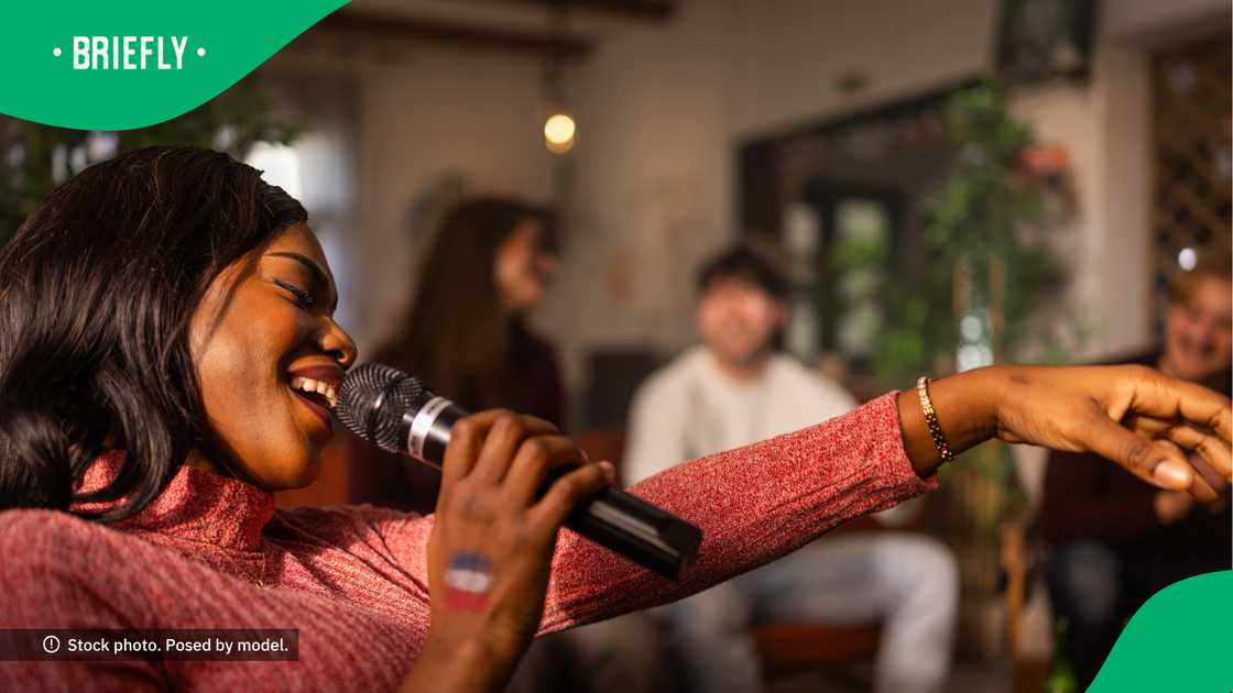 South African mom brings back karaoke mic